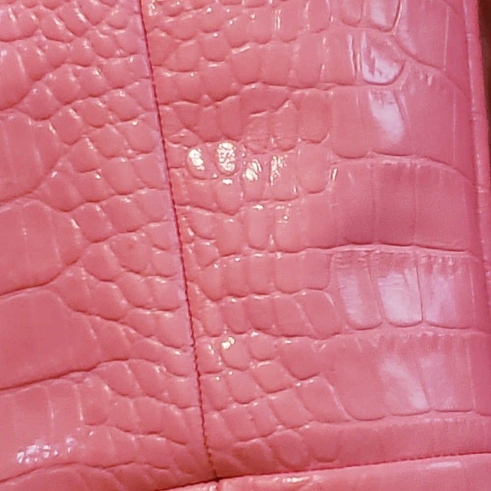 Paris Texas Croc Embossed Leather Boot in Flamingo Size 38.5 - Picture 16 of 16